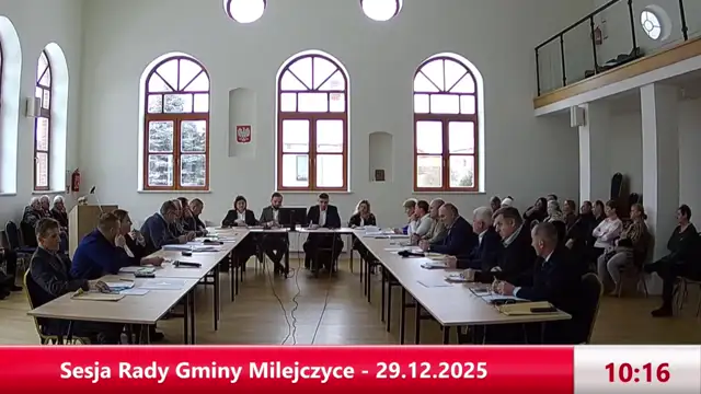 Sesja Rady Gminy Milejczyce – 29.12.2025