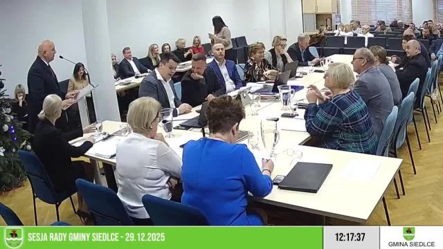 Sesja Rady Gminy Siedlce - 29.12.2025