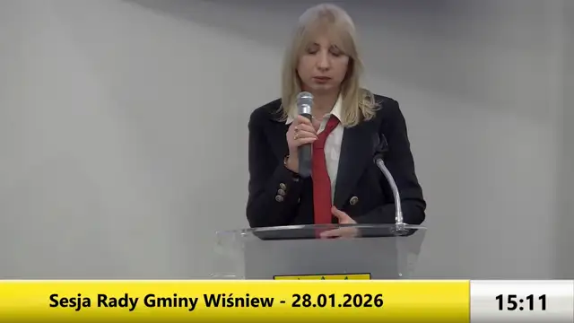 Sesja Rady Gminy Wiśniew - 28.01.2026