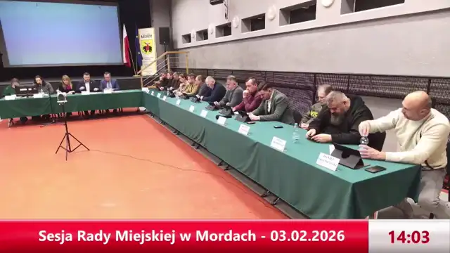 Sesja Rady Miejskiej w Mordach - 03.02.2026