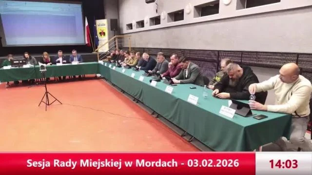 Sesja Rady Miejskiej w Mordach - 03.02.2026