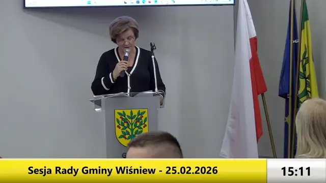Sesja Rady Gminy Wiśniew - 25.02.2026