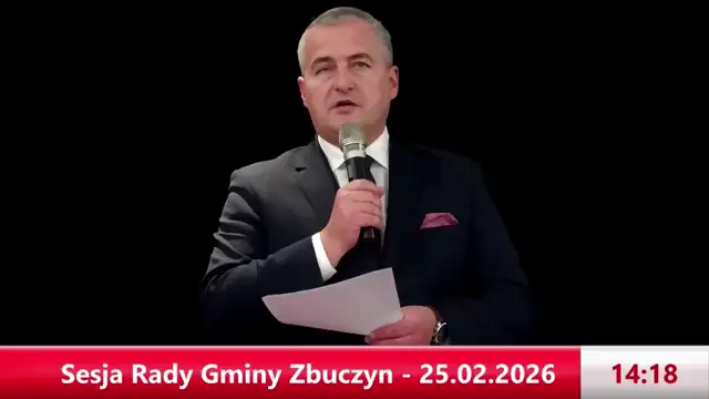 Sesja Rady Gminy Zbuczyn - 25.02.2026