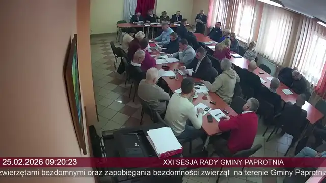 Sesja Rady Gminy Paprotnia - 25.02.2026