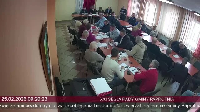 Sesja Rady Gminy Paprotnia - 25.02.2026