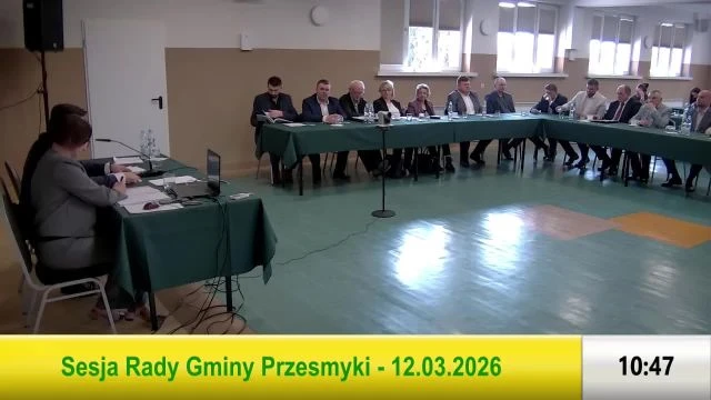 Sesja Rady Gminy Przesmyki - 12.03.2026