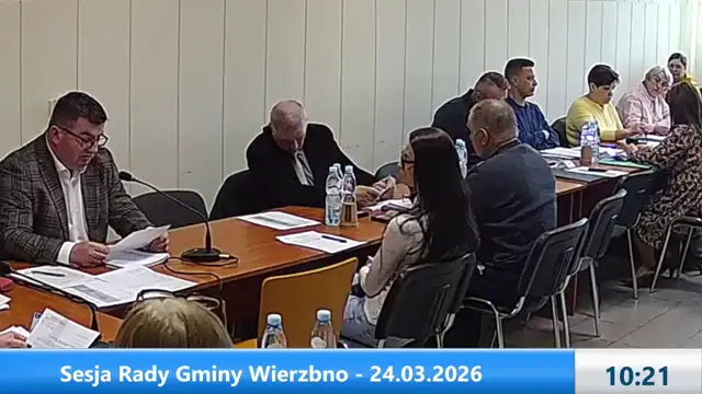 Sesja Rady Gminy Wierzbno – 24.03.2026