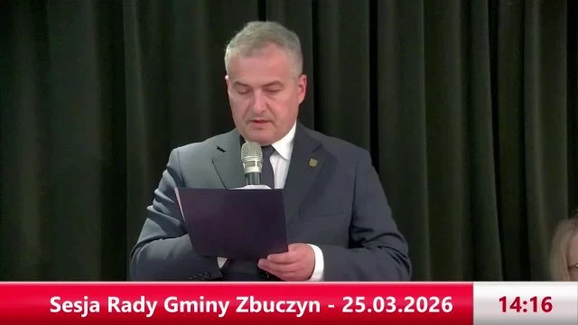 Sesja Rady Gminy Zbuczyn - 25.03.2026