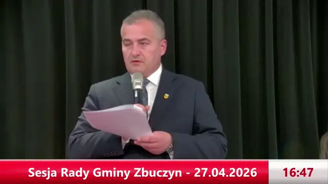 Sesja Rady Gminy Zbuczyn - 27.04.2026