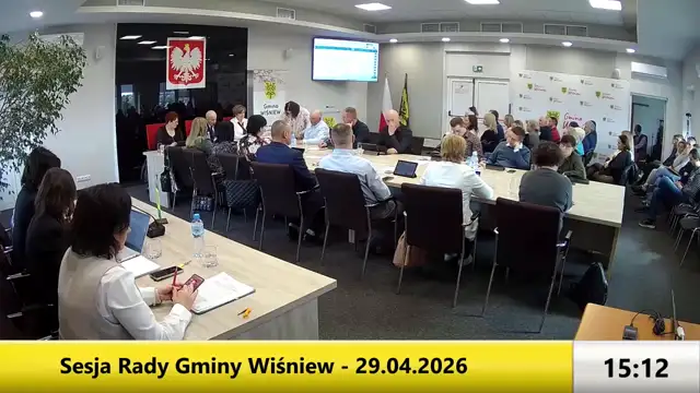 Sesja Rady Gminy Wiśniew - 29.04.2026
