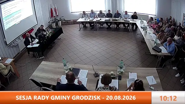 Sesja Rady Gminy Grodzisk - 20.08.2026