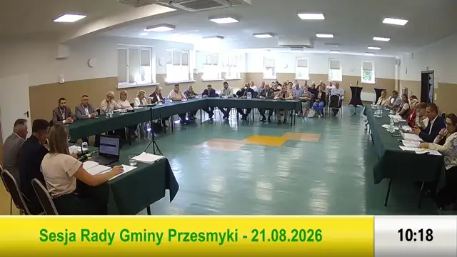 Sesja Rady Gminy Przesmyki - 21.08.2026