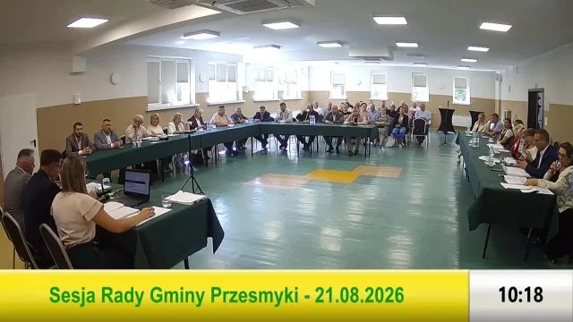 Sesja Rady Gminy Przesmyki - 21.08.2026